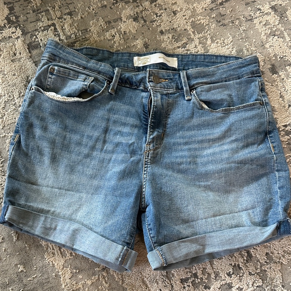 Signature Blue Jean Shorts for Women